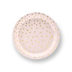 Picture of PLATES POLKA DOTS LIGHT PINK 18CM